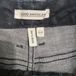 Good American Women's Dark Blue Good Flare Jeans